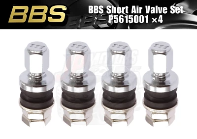 Juego de 4 válvulas de aire genuinas BBS tipo corto 35 mm P5615001 para ruedas LM RS RE RX Foto 1 de 4