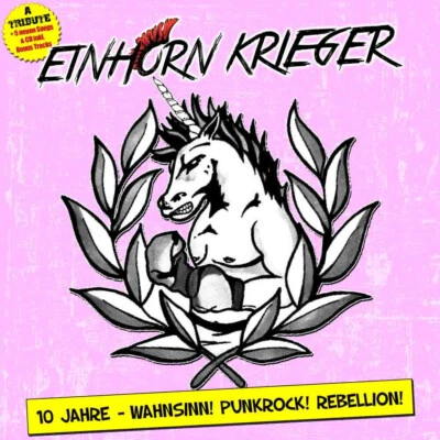 Einhorn Krieger - 10 Jahre Wahnsinn! Punkrock! Rebellion! [LP][pink] + CD - Bild 1 von 3