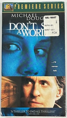 Don’t Say A Word VHS Tape New Factory Sealed Michael Douglas Thriller - Image 1 of 4