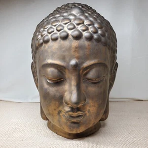 Tibetan Buddhism Ceramic Bust Statue Buddha Goddess Zen Mediation - Picture 1 of 9