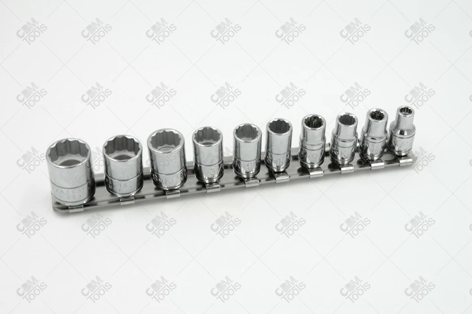 SK Hand Tools 4946 10pc 1/4" Dr. 12pt Standard Fractional Chrome Socket Set - Image 1 of 1
