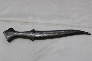 Daga hecha a mano estilo mogol indo persa damasco acero forjado - Imagen 1 de 4