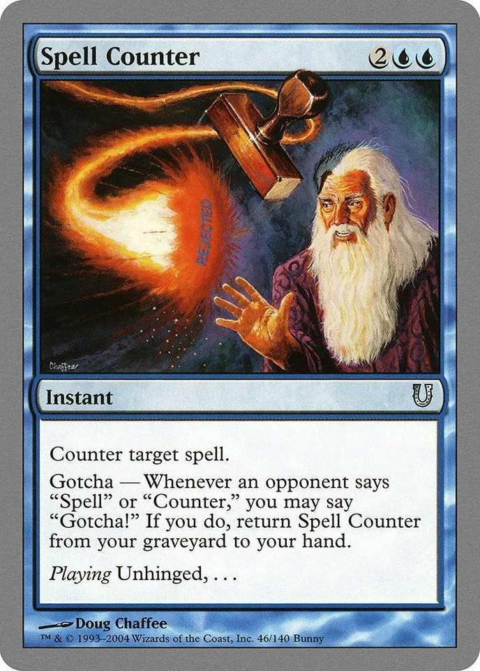 Spell Counter Unhinged NM Blue Uncommon MAGIC THE GATHERING MTG CARD ABUGames - Image 1 of 1