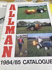 Katalog opryskiwaczy Allman of Chichester i ceny 1984/85