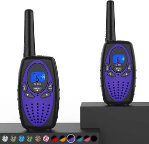 M880 Walkie Talkies for Adults Toys for Kids (Violet 2 Pack) - Zdjęcie 1 z 17