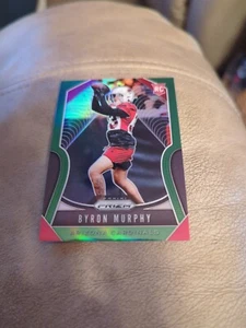 2019 Panini Prizm Rookies Green Prizm Byron Murphy #360 Rookie RC - Picture 1 of 2