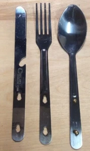 Coghlan's 3 Piece Stainless Steel Nesting Camping Utensil Set Pre Owned - Picture 1 of 11