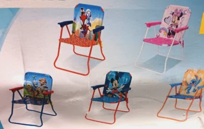 Детские стулья для патио с подлокотниками 1 от 5 дизайнов складные держатели до 60 фунтов - Изображение 1 из 4