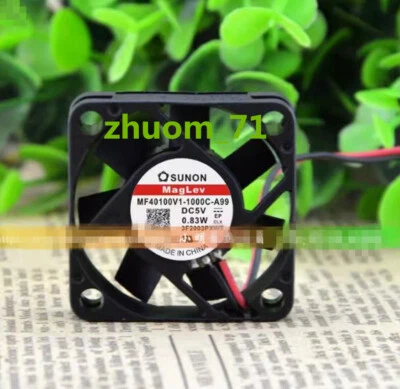 1PC SUNON MF40100V1-1000C-A99 4010 5V 0.83W 4CM silent cooling fan - Image 1 of 3