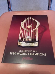 PHILADELPHIA PHILLIES 40TH ANNIVERSARY 1980 WORLD SERIES PROGRAM NEW (last One) - Picture 1 of 6