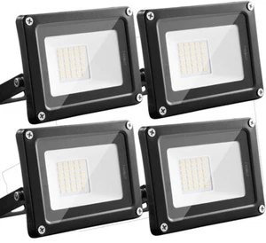 4x 10W 20W 30W 12V LED Proyector Foco Luz Exterior Proyector IP65 - Imagen 1 de 42