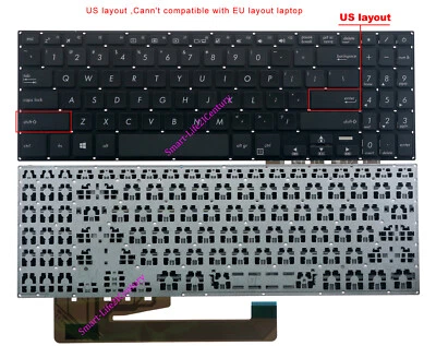 New for Asus X560 X560U X560UD YX560 YX560U YX560UD Series Laptop US Keyboard - Image 1 of 4