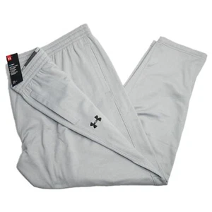 Men's Under Armour Coldgear Fleece Lined Performance Sweatpants Size 4XL Gray - Picture 1 of 10