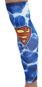 DC Comics Superman Logo Athletic Sports Compression Leg Sleeve Medium - Picture 1 of 5