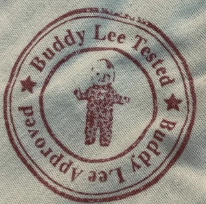 Vintage Buddy Lee Herren Weiß Carpenter Jeans 40x32 Denim Latzhose Workwear - Bild 1 von 12