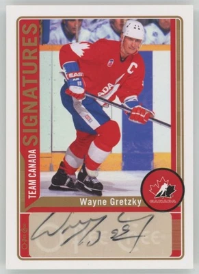 2012-13 O-PEE-CHEE Wayne Gretzky TEAM CANADA SIGNATURES AUTO SSP Rare!!! - Image 1 of 2