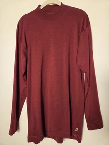 Untouched World tunica donna L bordeaux lana merino manica lunga finta tartaruga - Foto 1 di 11