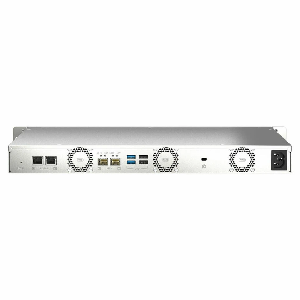 NAS RACK 1U QNAP TS-435XeU-4G 4HD 3.5"/2.5" NOHDD 2P 10GBE SFP 2P 2.5 GBE USB3.
