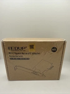 PCI-E Gigabit Ethernet Network Adapter Lan Card 1000Mbps NEW - Picture 1 of 2
