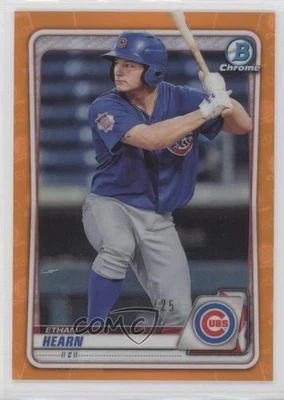 2020 Bowman Chrome Prospects Orange Refractor /25 Ethan Hearn #BCP-203 - Image 1 of 2