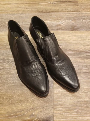 DURANGO 90-х Western ковбой черный кожаный ботинок туфли женский размер 8 М - Изображение 1 из 4