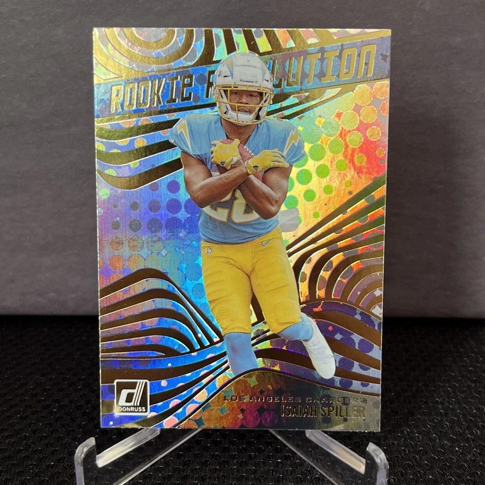 2022 Panini Donruss - Rookie Revolution Isaiah Spiller #REV-15 (RC) - Image 1 of 2