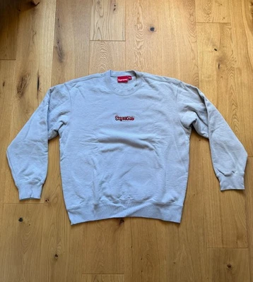 Supreme Gonz Logo Crewneck M - Grey - Image 1 of 4