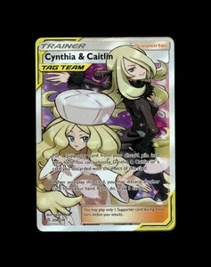Cynthia & Caitlin (Full Art) 228/236 SM - Cosmic Eclipse Pokémon Card LP - Picture 1 of 2