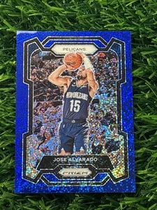 2023-24 Panini Prizm Blue Sparkle Prizm /144 Jose Alvarado #244 Pelicans - Picture 1 of 2