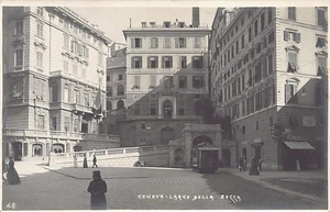Italia - GENOVA - Largo della Zecca - CARTOLINE FOTO - Ed. N.P.G. 48 - Picture 1 of 2