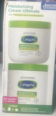 Creme hidratante Cetaphil 20 oz + 16 oz bônus sem fragrância não gorduroso - Imagem 1 de 4