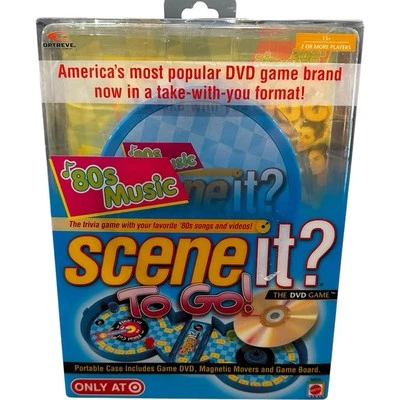 Scene It To Go 80s Music DVD Game Music Edition Travel Factory Sealed New - Image 1 of 3