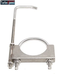 Universal 3" Exhaust Clamp w/Hanger Fits 3" Pipe Universal Clamp On Adjustable - Picture 1 of 7