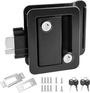 RV Entry Door Lock Replacement, Upgrade RV Door Latch Handle with Paddle Deadbol - Picture 1 of 7
