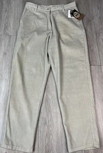 Woolrich Womens 1964 British Tan Corduroy Pants Straight Leg Size 16 NWT - Picture 1 of 10