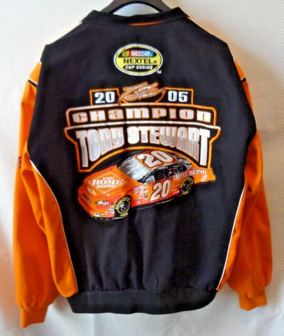 Tony Stewart 20 Home Depot Chase Authentics JH Design NASCAR Jacket Size 2XL Cover