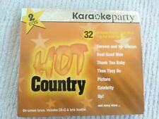 Karaoke Party Hot Country 32 CDG 2 Disc Set 