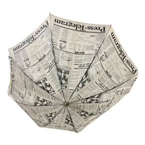 1950's Advertising California Press Telegram Newspaper Umbrella. RARE!! - Picture 1 of 10