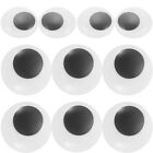 90 Pcs Glow-in-the-dark Eyes Plastic Pink Marble Coasters Doll Buttons Making