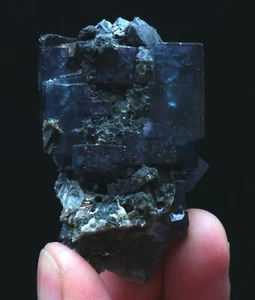 103 g espécimen mineral de cristal de fluorita fantasma verde natural púrpura/yaogangxian - Imagen 1 de 12