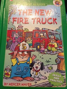 The New Fire Truck By Mercer Mayer Book Hard Cover First Readers K-1 Grade Skill - Foto 1 di 6