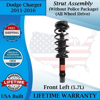 Puntal delantero izquierdo Monroe OEM para Dodge Charger 2011-2016 4x4 garantía de por vida Foto 1 de 4