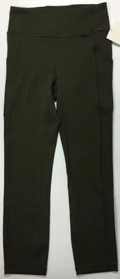 Lululemon Mujer Invigorate HR Crop 23” Everlux LW6BDVS DKOV Verde Oliva Talla 4 Foto 1 de 4