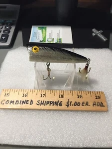 VINTAGE REBEL 3-1/8" P-70 POP R OBERFLÄCHENKÖDER SCHWARZ/RÜCKEN CHROM USA - Bild 1 von 5