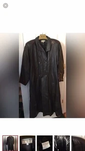 Giovinezza Moda By Rocco Leather Coat - Picture 1 of 13