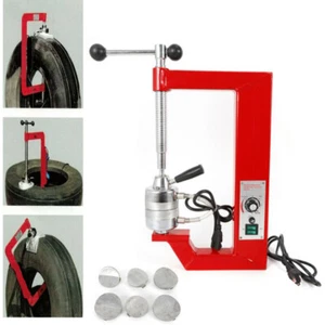 Tire Auto Repair Tyre Vulcanizing Machine Kit 110V Adjustable Height 100*80mm - Imagen 1 de 20