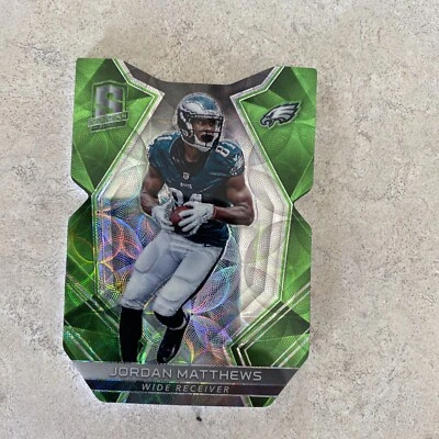 2017 Panini Spectra Neon Green #11 Jordan Matthews /20 Die Cut - Image 1 of 2