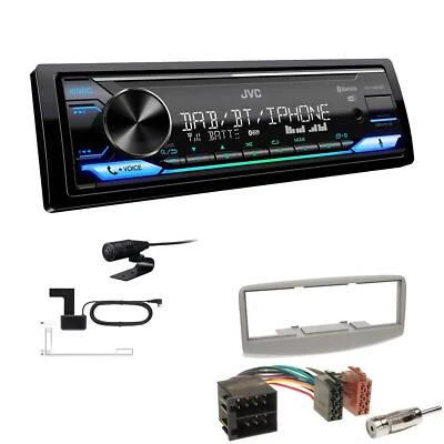 JVC Digital 1-DIN Autoradio DAB+ Bluetooth für Fiat Multipla 1999-2010 - Bild 1 von 4