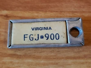 Virginia Disabled American Veterans DAV License Plate Key Chain FGJ-900 NO Date - Picture 1 of 6