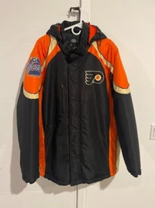 Vintage Philadelphia Flyers Hockey 2012 Winter Classic NHL Puffer Jacket Coat XL - Picture 1 of 4